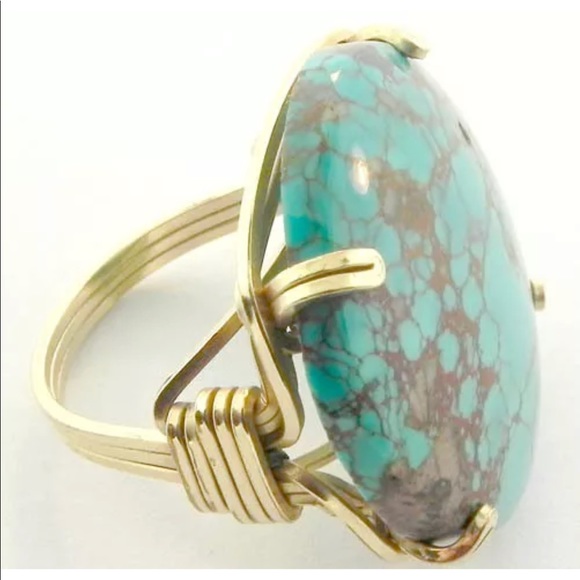 Gold Filled Turquoise Ring